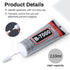 B7000 Jewelry Bead Glue for Jewelry Making, Clear 3.7 fl oz B7000+Plus Multipurpose Super Adhesive Glue for Rhinestone Crafts Fabric Metal Stone N...