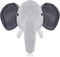 Stuffed Elephant Head Wall Mount, Woodland Theme Kids Room Decor and Nursery Decor, Adorable Stuffed Animals Head Gifts for Kids, Animals Themed P...