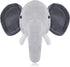 Stuffed Elephant Head Wall Mount, Woodland Theme Kids Room Decor and Nursery Decor, Adorable Stuffed Animals Head Gifts for Kids, Animals Themed P...