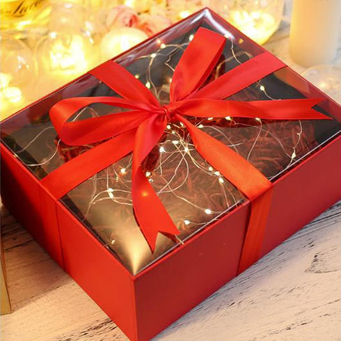 1-1/2" Wide Double Faced Red Polyester Satin Ribbon for Crafts, Wedding, Gift Wrapping, Bow Making,Party Decoration, Christmas Tree Deco (25 Yards...