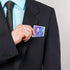 Plastic Wallet Insert for Credit Card Set of 2, Men Wallets Accordion Style Card Picture Holder (Accordion 7 Page)...