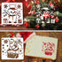 Christmas Stencils for Painting, Drawing Stencils for Christmas Craft Supplies Card Making Kit for Adults, Christmas Holiday Stencils for Spraying...