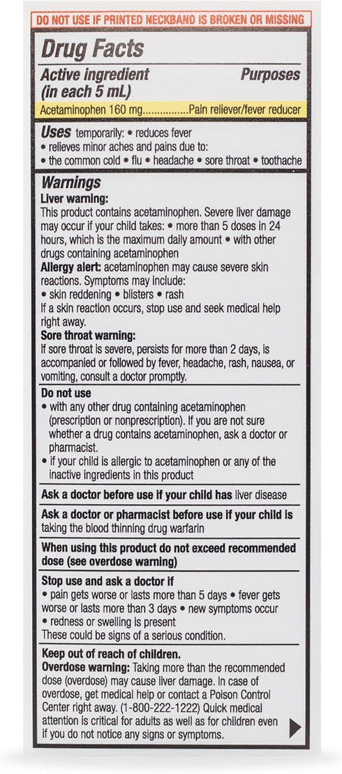 Feverall Liquid Oral Children Fever Reducer/Pain Reliever (4 oz., Grape)...