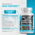 Clean Nutraceuticals NAC Supplement N-Acetyl Cysteine 1000mg Vitamin D3 K2 Zinc Quercetin 1000mg Sarracenia Purpurea 1000mg with Elderberry Holy B...