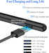 Active Stylus Pens for Touch Screens, DOGAIN Pencil for Android, Rechargeable Tablet Pen POM Tip Magnetic iPad Pencil for iPad/Pro/Air/Mini/iPhone...