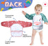Zhanmai 8 Pack Baby Waterproof Sleeved Bib Infant Art Smock Apron Baby Bibs for Eating Long Sleeve Bibs for Babies Animal Pattern Toddler Bib with...