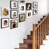Golden State Art 12x12 Black Frame Use as 8x8 Picture Frame with White Mat or 12x12 Picture Frame without Mat - Solid Wood and Tempered Glass-Wall...