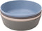 WeeSprout Bamboo Kids Bowls, Set of Four 15 oz Kid-Sized Dinnerware, Cereal, Leftovers & Snack Bowl, Dishwasher Safe (Blue, Green, Gray, & Beige)...