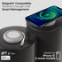 TALK WORKS 15W Wireless Charging Cable Compatible w MagSafe for iPhone 15,14,13,12-Smart Management Cord Holder-6ft Gray Cable W Compact Cord Orga...