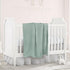 Hooyax Muslin Baby Blanket for Boys Girls, Soft Nursery Minky Blankets with Muslin Cotton Front and Dotted Fleece Backing Double Layer Warm Receiv...