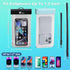 Waterproof Phone Pouch, 2Pack Universal IPX8 Waterproof Phone Case TPU CellPhone Dry Bag Underwater Protector with Adjustable Lanyard for iPhone 1...