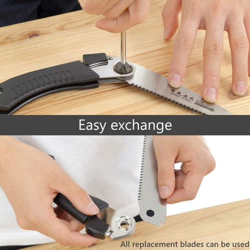 Woodworking Saw Replacement Blade, Japanese Pull Saw for Woodworking and Wood Craftsmanship, Long Handle with Precision Blade and Cutting Power, H...