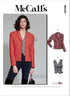 McCall's Misses' Blazer and Vest Sewing Pattern Kit by Melissa Watson, Design Code M8350, Sizes 14-16-18-20-22...
