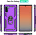 for Samsung Galaxy Note 10 Case, Note10 Case with HD Screen Protectors, Military-Grade Metal Ring Holder Kickstand 15ft Drop Tested Shockproof Cov...