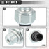 Motoforti Engine Oil Pressure Sensor, for Chevrolet Aveo 2004-2008, Plastic Metal, No.95961350, Black Silver Tone...