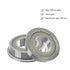 F6901ZZ 4PCS Flange Ball Bearing 12×24×6mm Double Metal Shielded Flanged Bearing Chrome Steel ABEC-1(P0) Z2 Deep Groove Ball Bearing for Industria...