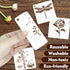 50 PCS Flower Painting Stencils Reusable Flower Stencils for Painting on Wood Rocks Canvas Fabric Glass Pottery 4x4 Inch...