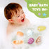 Bath Toys Animal with Bath Boats for Toddlers/ Infants 6 - 12- 18 Months,11 PCS Bath Toy for Babies Water Table Toys Toddler Birthday Gift for Pre...
