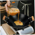 Stainless Steel Griddle Camping Pans Roasting Pan with Lid Cooking Stock Pot Japanese Soup Pots Wok Pan Stainless Steel Cookware Kitchen Gadget Ko...