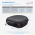 Digicharge Carry Case for Sony WH-CH520 / WH-CH510 / MDR-ZX110, JBL Tune 520BT / 510BT Headphones Wireless Bluetooth Flat Folding On-Ear, Protecti...