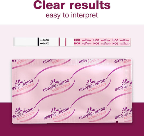 Easy@Home 60 Pregnancy Tests: Early Detection Precise Results Pregnancy Test Strips - Bulk Pregnancy Strips - 60 hCG Test Strips...