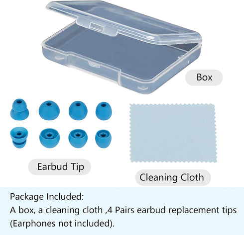 Earbud Replacement Tips Earbud Cover Silicone Tips Compatible with Powerbeats Pro Beats Wireless Earphone Headphones Earbud Tips Ear Tips, 4 Pairs...
