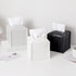 Tissue Box Cover PU Leather Tissue Holder Square Facial Tissue Case Facial Paper Organizer Dispenser for Bathroom, Vanity Countertop, Tabletop, Ca...