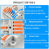6Set DIN Rail Terminal Blocks, Quick Wiring Cable Connector DIY Splicing Push-in Wire Connectors for Circuit Inline 28-12AWG (2 in 8 Out)...