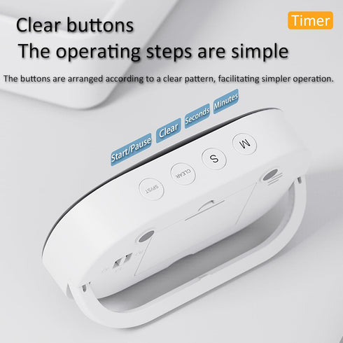 Digital Kitchen Timer,Magnetic Timer with Large LED Display,Volume Adjustable Countdown Countup Timer for Tasks,Work,Study,Kitchen Cooking...