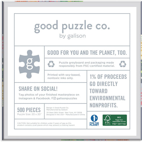 Good Puzzle Co. Cats and Flowers...