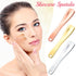 3 Pcs Facial Spatula Sticks Mini Metal Makeup Spatulas Tiny Skincare Cosmetic Spoons Reusable Face Eye Cream Lotion Applicator Tools Facial Massag...