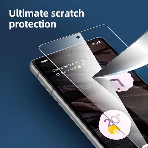 NEW'C [3 Pack Designed for Google Pixel 7a Screen Protector Tempered Glass, Bubble Free, Ultra Resistant......