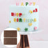 4 Pcs Silicone Mold, AIFUDA Letter, Number Silicone Molds and Number Molds with Happy Birthday Cake Decorations Symbols for DIY Cookies, Chocolate...