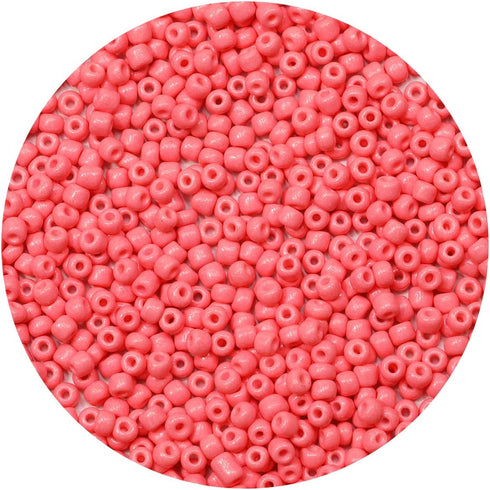 4mm Watermelon red Seed Beads 6/0 50gram About 650pcs Seed Beads for Making Wrist Bracelet Earring Necklace Jewelry...