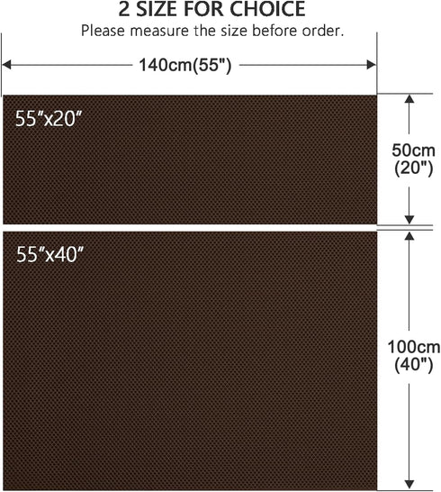 Speaker Grill Cloth Stereo Mesh Fabric for Speaker Repair, Brown - 55 x 20 in / 140 x 50 cm...