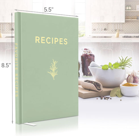 Perfect Blank Recipe Book - Write In Your Own Recipes,Organize Your Recipes- Mini Recipe Notebook,Inheriting The Most Delicious Exclusive Recipe (...