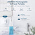Cordless Water Flossers Picks for Teeth, IPX7 Waterproof Portable Water Flosser with 4 Pressure Modes, 2000mAh Rechargeable Water Dental Flosser f...