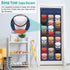 Hat Rack for Baseball Caps 27 Pockets - Hat Organizer Hanging Over The Door Baseball Hat Storage for Closet Wall - Visible Hat Holder With 3 Hooks...