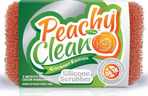 HIC Harold Import Co. Peachy Clean Silicone Scrubber 8352-HIC...