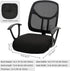 DIVA EN CAMINO DEC Stretchable Desk Office Chair Seat Cushion Covers - Universal Spandex Computer Chair Slipcover - Removable Washable Cushion Pro...