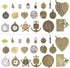 BronaGrand 20pcs Mixed Antiqued Charms Clock Face Charm Pendant, DIY Crafts, Gears, Jewelry Making, Steampunk Pendants,3 Colors...