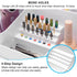 ANRUI Nail Drill Machine & Bits Storage Box, Plastic Nail desk organizer of 28 Holes Nail Drill Holder, Professional Nail Drill Grinding Bit Holde...