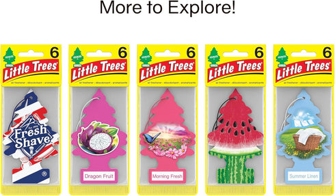 LITTLE TREES Air Fresheners Car Air Freshener. Hanging Tree Provides Long Lasting Scent for Auto or Home. Sliced, 24 Air Fresheners...