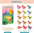 14-Piece 3-Inch Wooden Dinosaur Stacking Toys for Kids 3-7, STEM Educational Party Favors...