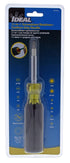 IDEAL INDUSTRIES INC. 35-910 11-in-1 Screwdriver/ Nutdriver – Hardware Tool with Corrosion Resistant Shank, Wire Connector Wrench in Handle, Blaze...