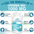 Liposomal NAD+ Supplement 1000 mg | Highest NAD Pontecy | Max Absorption | Pure NAD Supplement | Energy and DNA Repair, Aging Defense, Brain Funct...