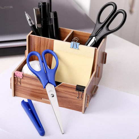 6.5in Multipurpose Scissors, Stainless Steel Sharp Shears for Office Home School Students Household General Use Craft Supplies - 2 Pack...
