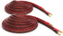 Micca 14 Gauge Pure Copper Speaker Wire, 6 Feet 2 Pack, Gold Plated Banana Plugs, Soldered Construction, Slim Design, 245 Strands, for Stereo or H...