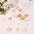 SUNNYCLUE 1 Box DIY 10 Pairs Cat Charms Sakura Flower Charm Japanese Style Earrings Making Starter Kit Flat Round Hollow Charm Fan Charms Tassels ...