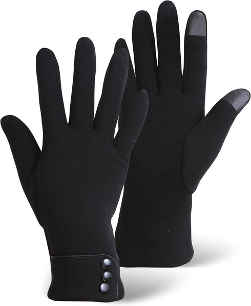 Brook + Bay Women's Gloves for Cold Weather - Women's Gloves w/Touchscreen Fingers - Fleece Gloves for Women - Texting Glove...